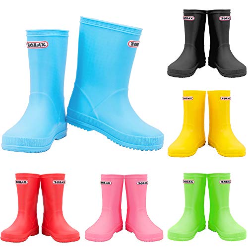 Zorax - Kind - EU24 - Himmelblau Jungen Mädchen rutschfeste Kinder Gummistiefel Wellington Motorradstiefel Wasserdicht Unisex Kinder Regen Schuhe Zorax - Kind - EU24 - Himmelblau Jungen Mädchen rutschfeste Kinder Gummistiefel Wellington Motorradstiefel Wasserdicht Unisex Kinder Regen Schuhe von Zorax