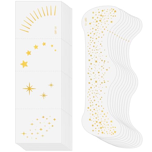 Zosenyer Sommersprossen Tattoo 20 Stück Glitter Freckles Wasserfeste Goldene Sterne und Punkte DIY Temporäre Glitzer Freckles Tattoo Geeignet Temporäre Freckles Folie Für Kinder Mädchen Zosenyer Sommersprossen Tattoo 20 Stück Glitter Freckles Wasserfeste Goldene Sterne und Punkte DIY Temporäre Glitzer Freckles Tattoo Geeignet Temporäre Freckles Folie Für Kinder Mädchen von Zosenyer