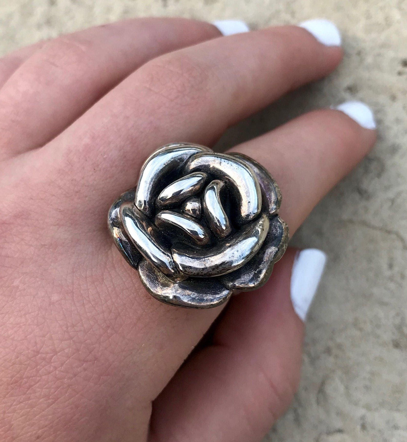 Antiker Rosenring von ZoulalJewelry