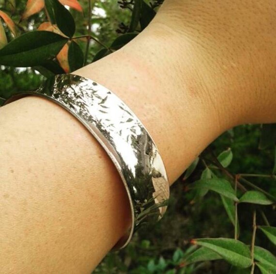Jahrgang Reflektierende 925 Sterling Silber Armreif Jahrgang Reflektierende 925 Sterling Silber Armreif von ZoulalJewelry