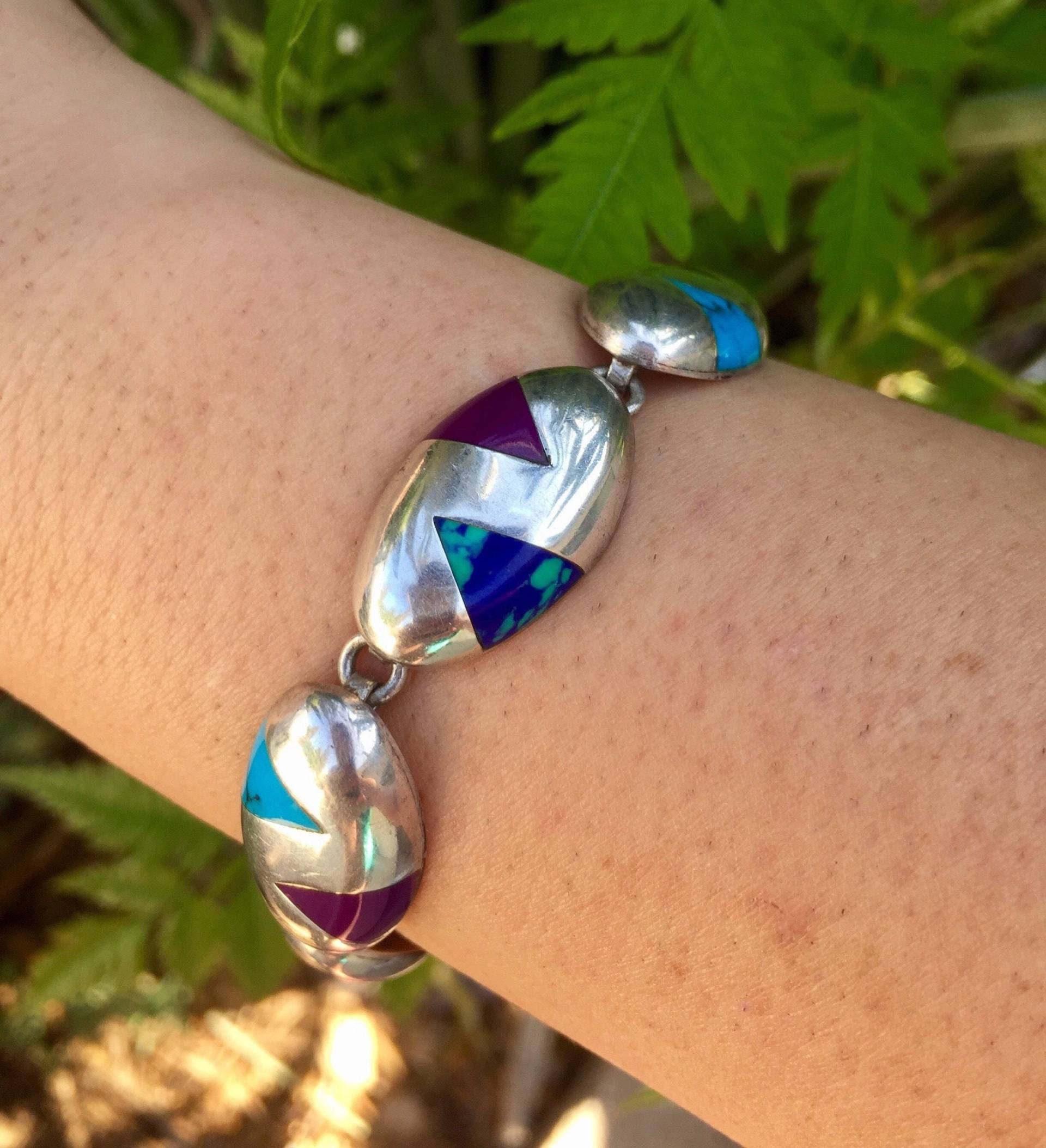 Vintage Cii Multistone Armband von ZoulalJewelry