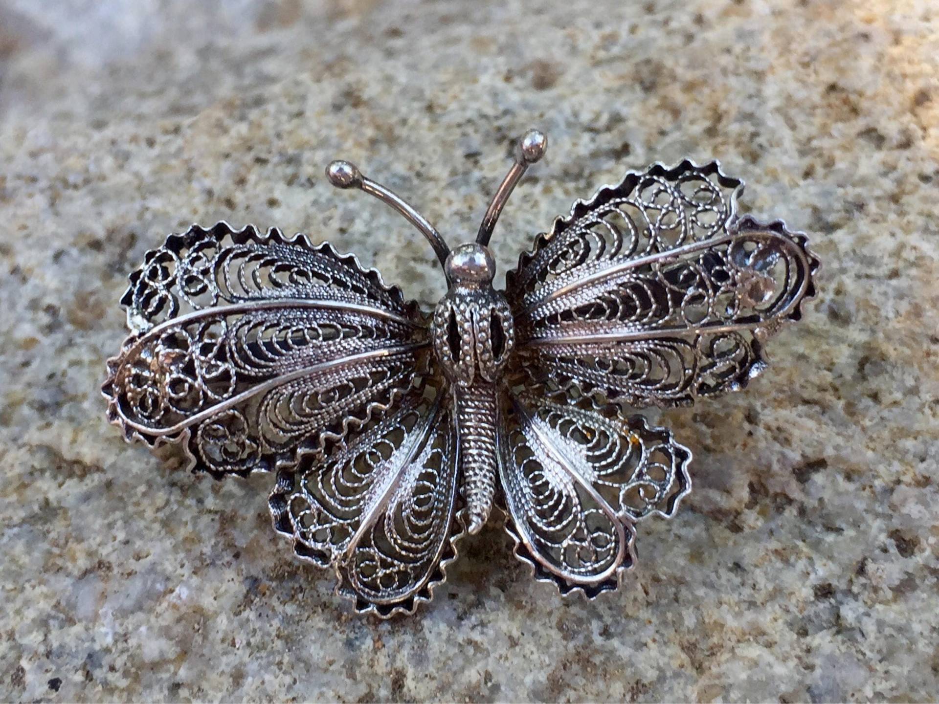 Vintage Schmetterlingsbrosche von ZoulalJewelry