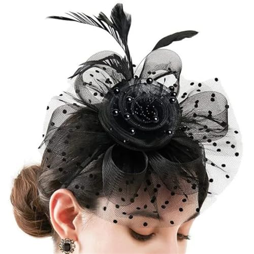 Damen Braut Kopfschmuck - Brautjungfern Hochzeit Feder Stirnband Braut Haarspange Elegant Haarschmuck von ZouoYYii