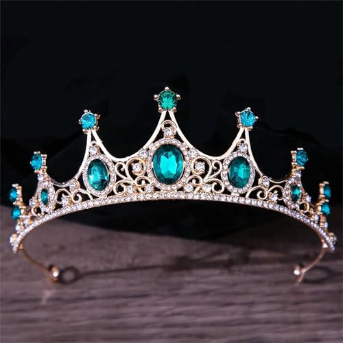 Damen Kristall Braut Hochzeit Tiara Krone Haarbänder Eleganter Haarschmuck Für Bräute von ZouoYYii