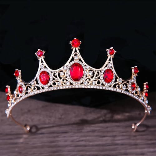 Damen Kristall Braut Hochzeit Tiara Krone Haarbänder Eleganter Haarschmuck Für Bräute von ZouoYYii