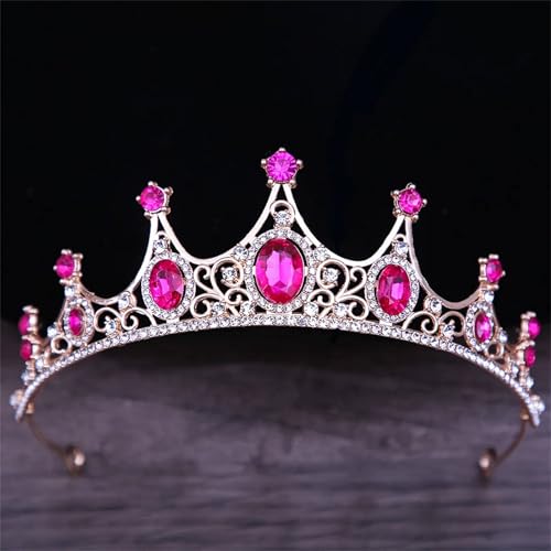 Damen Kristall Braut Hochzeit Tiara Krone Haarbänder Eleganter Haarschmuck Für Bräute von ZouoYYii