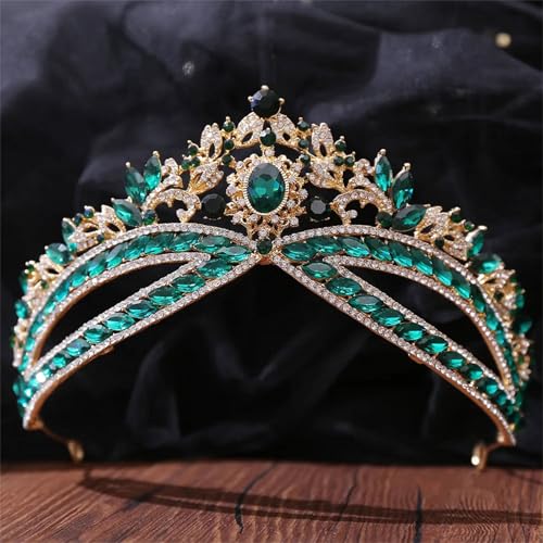Damen Kristall Hochzeitskrone – Strass Tiara Braut Haarschmuck Party Kronen von ZouoYYii