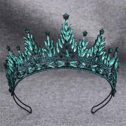 Elegante Damen-Tiara – Prinzessinnen-Party, Festzugskrone, Hochzeitskopfschmuck, Brautschmuck, Haarschmuck von ZouoYYii