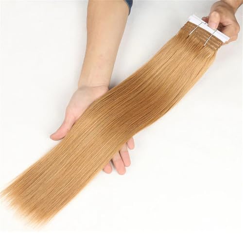 Glattes Echthaar-Webbündel Für Damen – Doppelt Gezogen von ZouoYYii