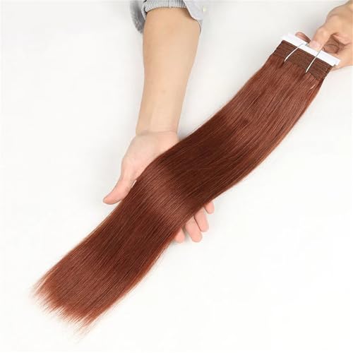 Glattes Echthaar-Webbündel Für Damen – Doppelt Gezogen von ZouoYYii