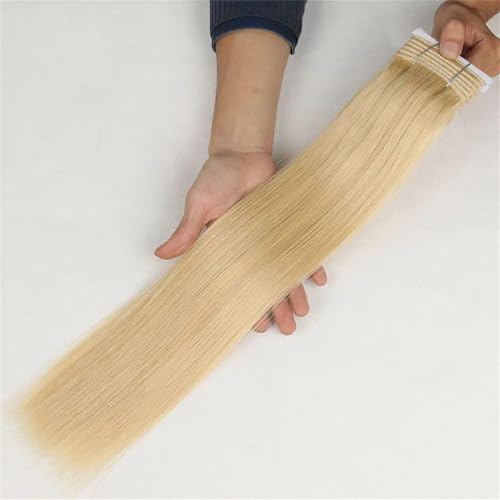 Glattes Echthaar-Webbündel Für Damen – Doppelt Gezogen von ZouoYYii