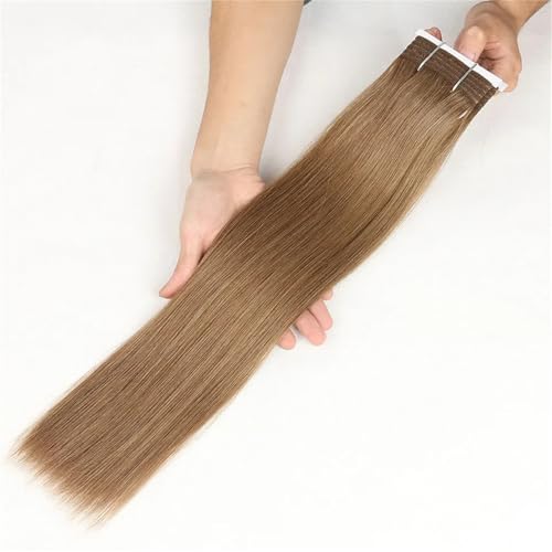 Glattes Echthaar-Webbündel Für Damen – Doppelt Gezogen von ZouoYYii