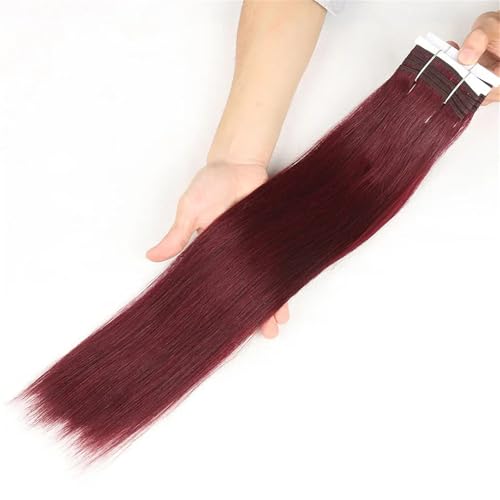 Glattes Echthaar-Webbündel Für Damen – Doppelt Gezogen von ZouoYYii