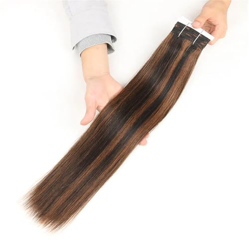 Glattes Echthaar-Webbündel Für Damen – Doppelt Gezogen von ZouoYYii