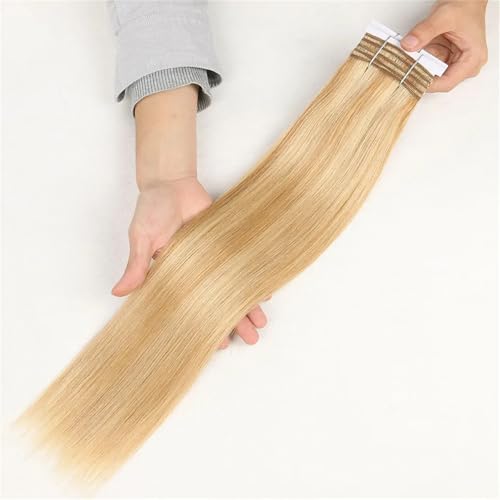 Glattes Echthaar-Webbündel Für Damen – Doppelt Gezogen von ZouoYYii