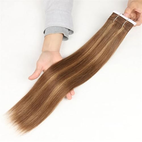 Glattes Echthaar-Webbündel Für Damen – Doppelt Gezogen von ZouoYYii