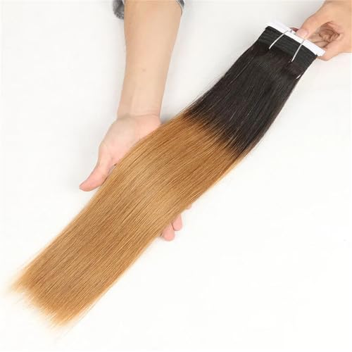 Glattes Echthaar-Webbündel Für Damen – Doppelt Gezogen von ZouoYYii