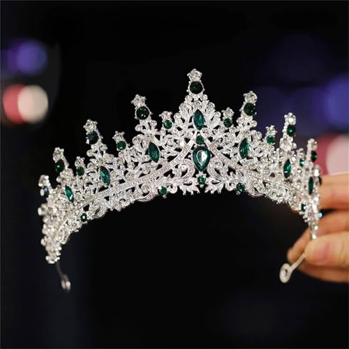 Goldene Brautkrone Für Damen Prinzessinnen-Tiara Mit Strasssteinen Für Hochzeit, Abschlussball Und Geburtstag Goldene Brautkrone Für Damen Prinzessinnen-Tiara Mit Strasssteinen Für Hochzeit, Abschlussball Und Geburtstag von ZouoYYii
