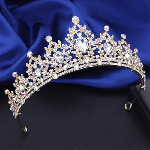 Kleine Damen-Strass-Diademe, Prinzessinnenkrone Für Mädchen, Geburtstagskleid-Accessoires, Hochzeits- Und Abschlussball-Haarschmuck von ZouoYYii