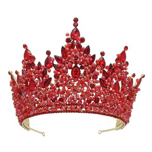 Kristall Strass Braut Tiara Krone - Hochzeit Haarschmuck für Braut von ZouoYYii