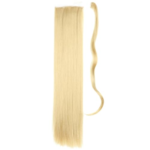 Synthetische Damen-Haarverlängerung, 55 Cm, 81 Cm Lang, Glatt, Fake-Pferdeschwanz, Wickel-Clip-In-Haarteil Synthetische Damen-Haarverlängerung, 55 Cm, 81 Cm Lang, Glatt, Fake-Pferdeschwanz, Wickel-Clip-In-Haarteil von ZouoYYii
