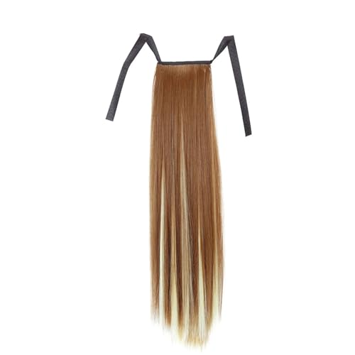 Synthetischer Pferdeschwanz (55 Cm) Für Damen – Glattes Band Zum Clip-In von ZouoYYii