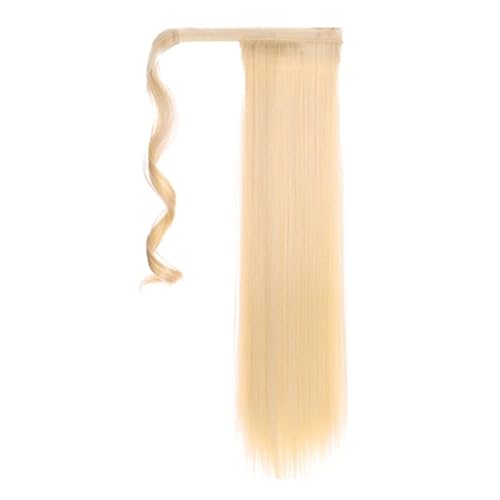 Synthetischer Pferdeschwanz (Langes, Gewelltes, Geflochtenes Haar Mit Gummiband) Langes Zopf-Haarteil Mit Zopfmuster von ZouoYYii