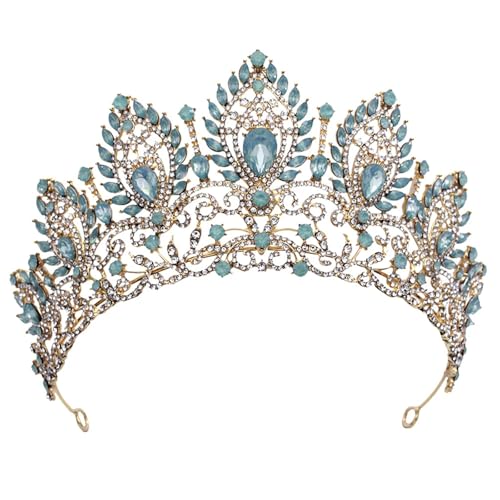 Vintage Braut Krone - Tiara Haarschmuck für Frauen Hochzeit Kleid Geburtstag Prinzessin von ZouoYYii