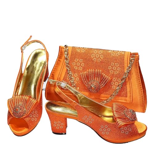 ZouoYYii Damen Hochzeit Schuhe und Tasche Set - Full Diamond Decoration mit Metallverschluss Clutch, Eee1, 42.5 EU ZouoYYii Damen Hochzeit Schuhe und Tasche Set - Full Diamond Decoration mit Metallverschluss Clutch, Eee1, 42.5 EU von ZouoYYii