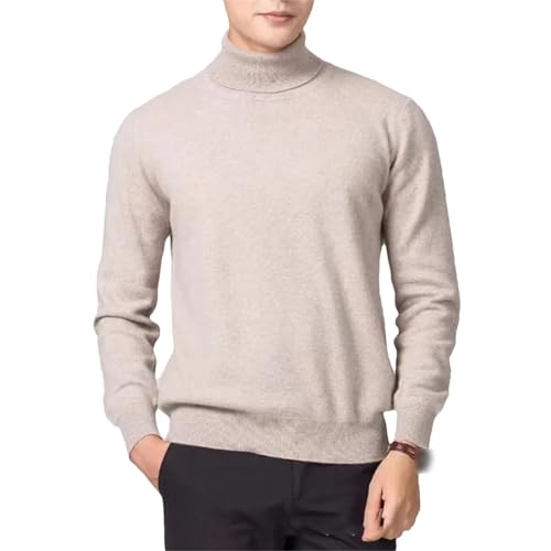 ZouoYYii Herbst Winter Kaschmir Pullover Männer Pullover Halb Hohen Kragen Weiche Warme Pullover Gestrickte Pullover Männlich Jumper von ZouoYYii