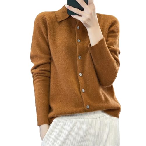 ZouoYYii Winterpullover Aus Wollmischung Für Damen – Lässig Gestrickter, Lockerer, Weicher Strickjacken-Oberteil von ZouoYYii