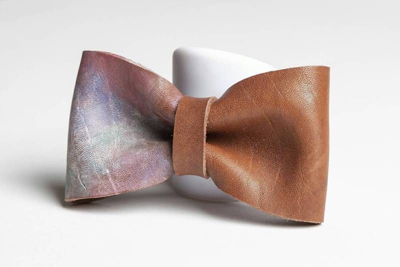 Knoten Schmetterling Leder/Bow Tie Leather Knoten Schmetterling Leder/Bow Tie Leather von ZouzPap