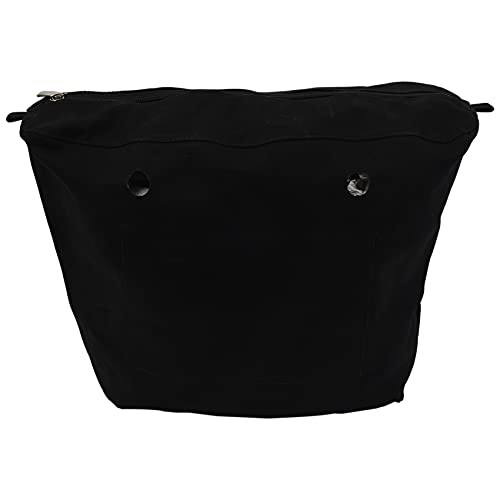 Zpoicaegn Wasserdichte feste Leinwand Einsatz Innenfutter Einsatz Reißverschluss Tasche für Obag O Bag Handtasche Tasche Schwarz, Schwarz Zpoicaegn Wasserdichte feste Leinwand Einsatz Innenfutter Einsatz Reißverschluss Tasche für Obag O Bag Handtasche Tasche Schwarz, Schwarz von Zpoicaegn