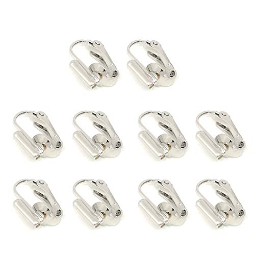 10pcs Ohrring Mit Komfort Ohrring Pads Verwandeln Durchbohrte Ohrringe In Clip On No Piercing Schmuckfunde von Zqxnt