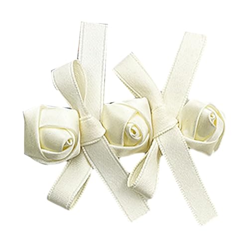 1pair Bowknot Form Haarnadeln Heiße Mädchen Rose & Bowknot Haare Make Up Haarclip Für Frauen Pferdeschwanz Haare Clip von Zqxnt