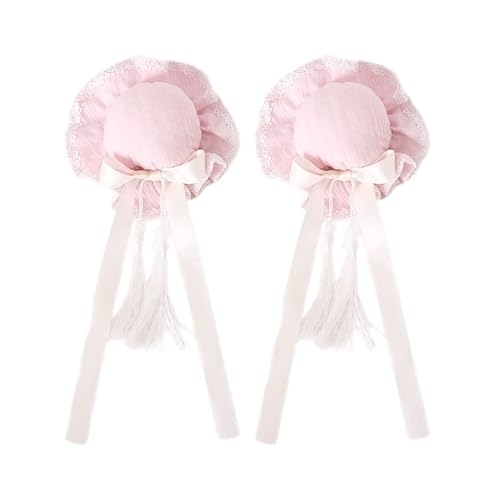 2pcs Bowknot Aufkleber Haare Clip Für Mädchen Chinesische Stil Haarbrötchen Form Haarclip Pferdeschwanz Haar Barrettes Für Teenager Mädchen von Zqxnt
