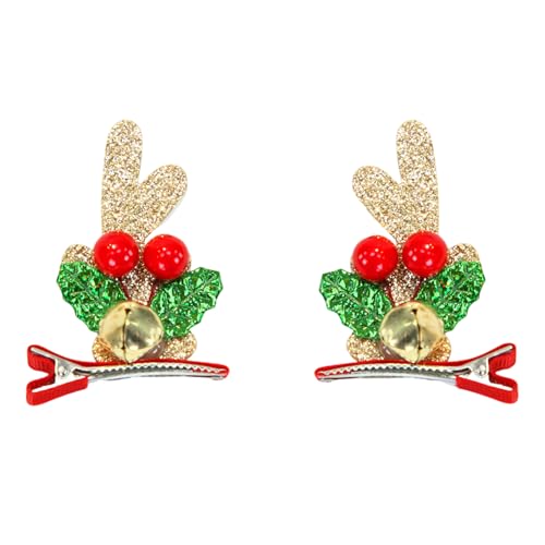 2pcs Einfache Temperament Haarnadeln Winter Bobbles Haarclip Antiskid Barrettes Haarzubehör von Zqxnt