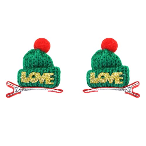 2pcs Einfache Temperament Haarnadeln Winter Bobbles Haarclip Antiskid Barrettes Haarzubehör von Zqxnt