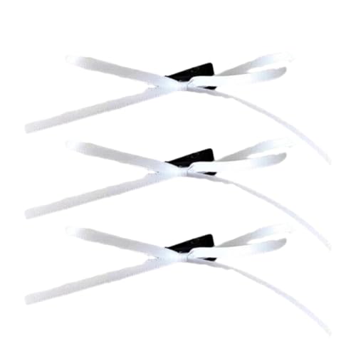 3 PCs Haarclip Bow 2000er Balletcore Bow Flat Clips Balletcore Haarnadel Bogen Elegantes Haarclip Für Bündel von Zqxnt