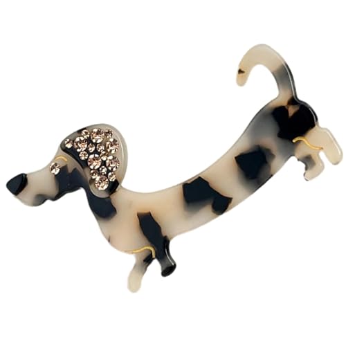 Auffällige Hunde Haare Clip Freundliche Acetat Haarnadel Party Haardekoration Kostüm Accessoire Für Trendige Frauen von Zqxnt