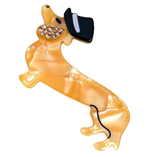 Auffällige Hunde Haare Clip Freundliche Acetat Haarnadel Party Haardekoration Kostüm Accessoire Für Trendige Frauen von Zqxnt