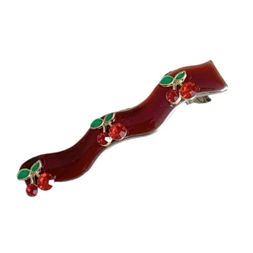Barrettes Haarnadel Süße Kirschen Haarclip Kristall Elegant 2000er Jahre Trend Kirschen Bündel Kopfbedeckung Süßer Balletcore Trend Barrettes Haarnadel Süße Kirschen Haarclip Kristall Elegant 2000er Jahre Trend Kirschen Bündel Kopfbedeckung Süßer Balletcore Trend von Zqxnt