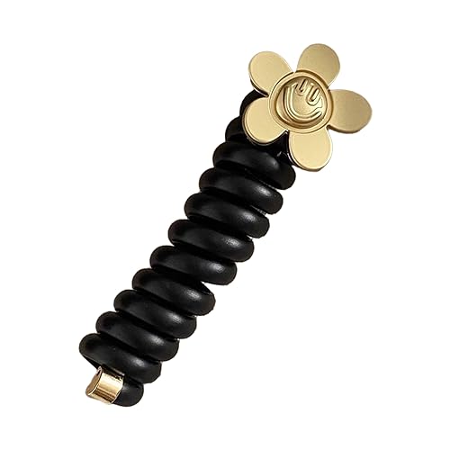 Blumenhaar Scunchies Armbänder Kopfbedeckung Elastizität Hair Binde Mädchen Pferdeschwanzhalter Telefonkabelrunchies von Zqxnt