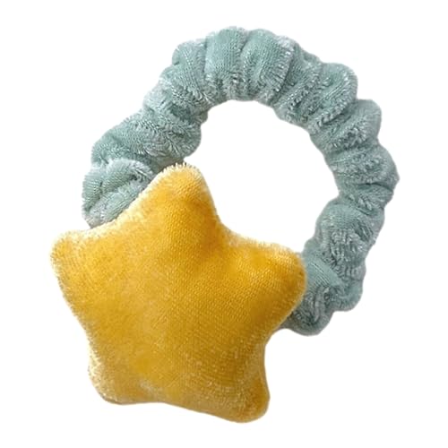 Bunte Haarbindungen Elastischer Haare Scrunchies Sternform Haarseile Frau Pferdeschwanz Haarkrawatte Für Mädchen Frisur Machen von Zqxnt