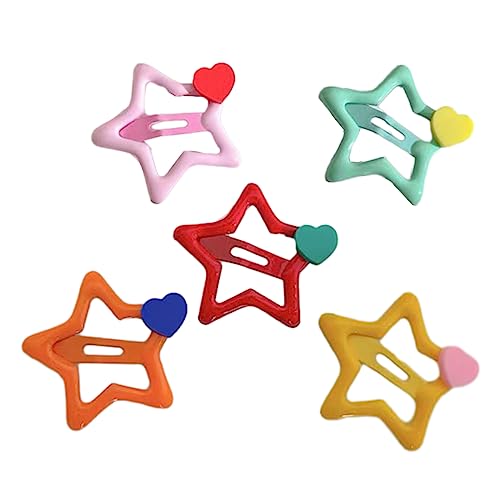 Candy Color Star Shape Duckbill Hair Clip Frühling Kopfbedeckung Für Frauen Mädchen Die Fotoeinkaufsreisen Anti Rutsch Machen von Zqxnt