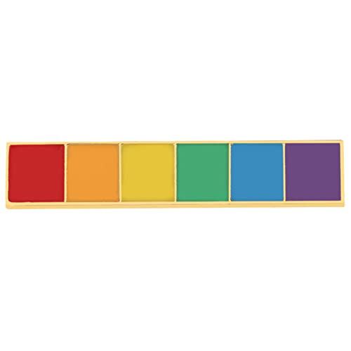 Zqxnt Einzigartige Regenbogenstifte Farbenfrohe Reversbroschen Hutstifte Legierung Textur Rechteckigstift Geeignet Für Taschen Jacken Und Hüte Regenbogen Lappelstift von Zqxnt
