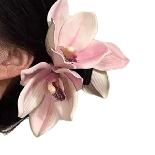 Elegante Orchideen Haarklauenclip Für Frauen Teenager Mit Sicherem Perfekt Für Verschiedene Frisuren Und Themenanlässe von Zqxnt