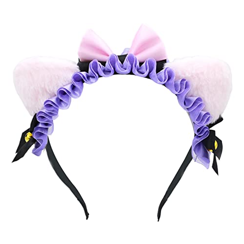 Falten Schnürsenkel Haar Hoop Cartoon Für Katzenohrform Make Up Stirnband Für Live Broadcast Hair Accessoires Multi Color von Zqxnt