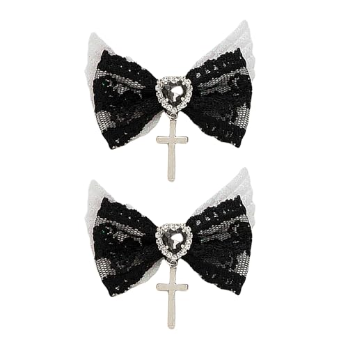 Flügelhaarnadel Herzkinder Haare Clip Elegant 2000er Trend Bögen Bündel Kopfbedeckung Süß Balletcore von Zqxnt