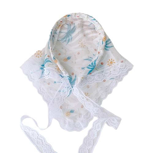 Französischer Stil Spitzenkopfschal Für Frauen Bandanas Haarband Dekoratives Stirnband Mädchen Kopfstück Elegante Kopfbedeckung von Zqxnt